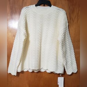 Nwt Commense Ivory Oversized Sweater size small